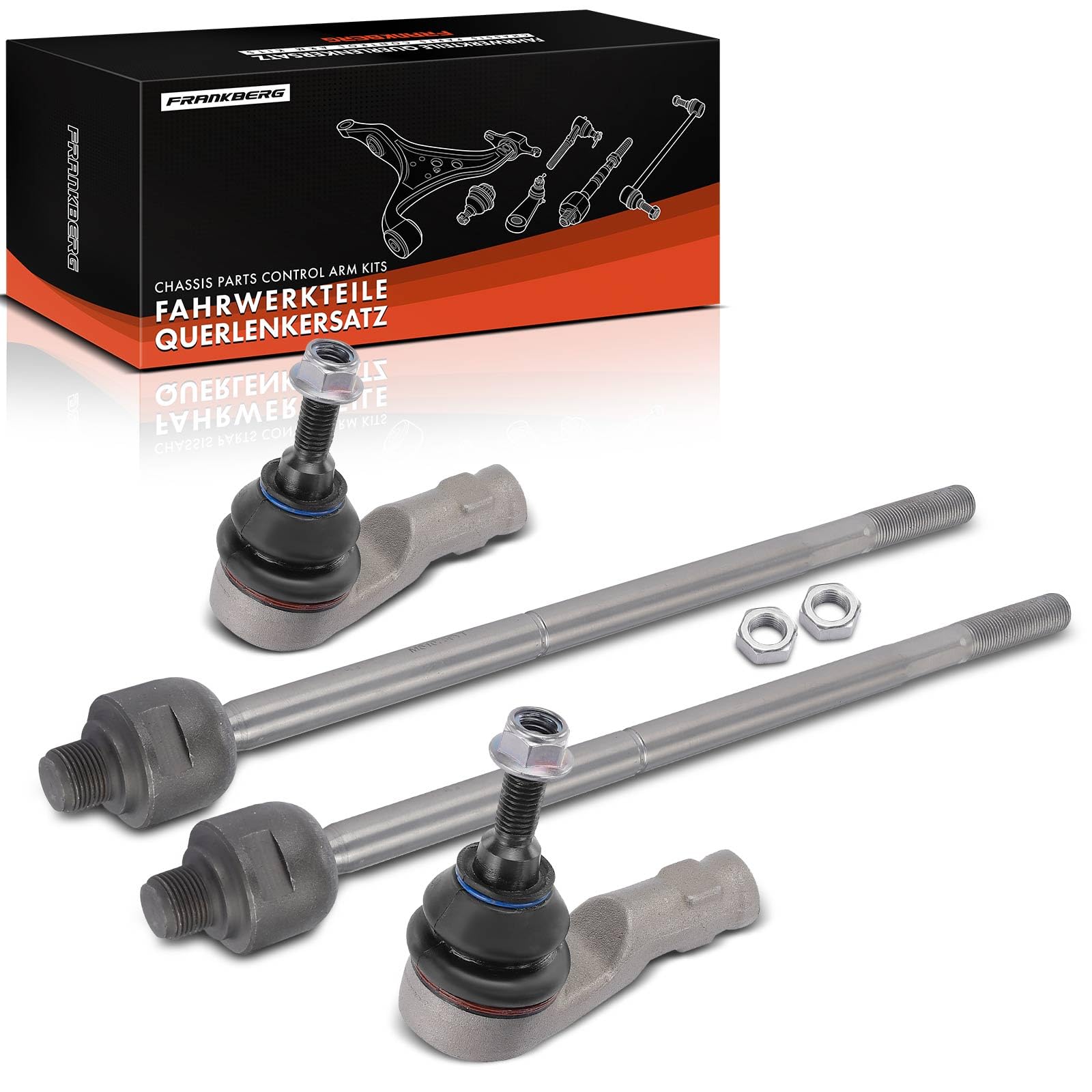 Frankberg 4x Spurstangenkopf Spurstange Vorderachse Kompatibel mit Discovery III L319 2004-2009 Discovery III TAA 2005-2009 Discovery IV L319 2009-2018 Replace# QJB500010 Frankberg 4x Spurstangenkopf Spurstange Vorderachse Kompatibel mit Discovery III L319 2004-2009 Discovery III TAA 2005-2009 Discovery IV L319 2009-2018 Replace# QJB500010 von Frankberg