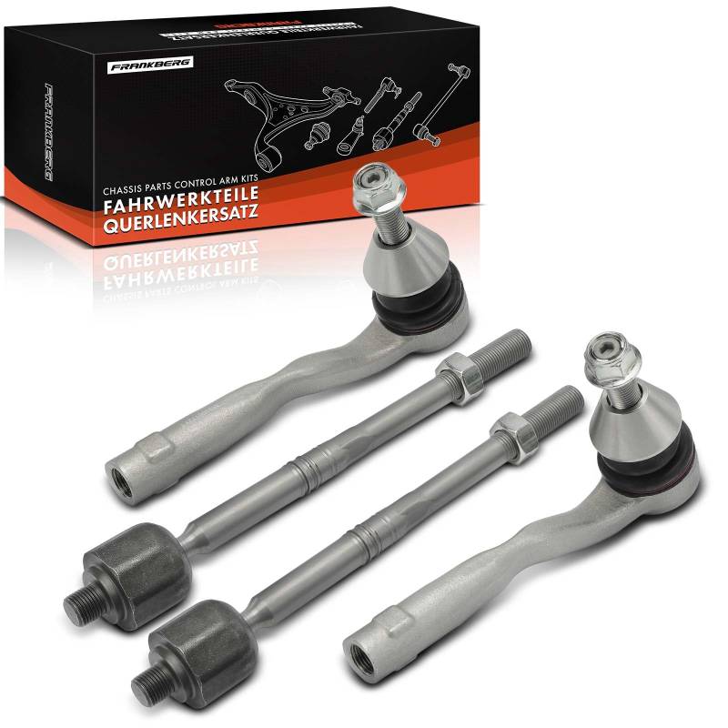 Frankberg 4x Spurstangenkopf Spurstange Vorderachse Kompatibel mit M-Klasse W166 GLE W166 GLE Coupe C292 GL-Klasse X166 GLS X166 Replace# 1663380315 von Frankberg
