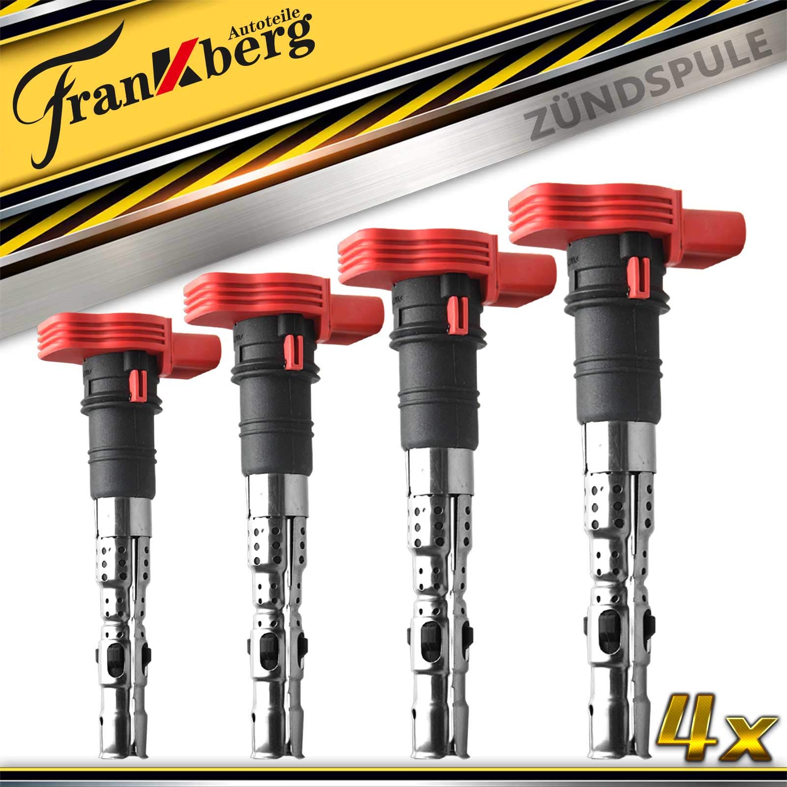 Frankberg 4x Zündspule Zündmodul Kompatibel mit A4 S4 4.2L 2003-2008 A4 Avant S4 4.2L 2003-2008 A5 S5 4.2L 2007-2012 A6 A8 Allroad T.o.u.a.r.e.g P.h.a.e.t.o.n Replace# 077 905 115 E Frankberg 4x Zündspule Zündmodul Kompatibel mit A4 S4 4.2L 2003-2008 A4 Avant S4 4.2L 2003-2008 A5 S5 4.2L 2007-2012 A6 A8 Allroad T.o.u.a.r.e.g P.h.a.e.t.o.n Replace# 077 905 115 E von Frankberg