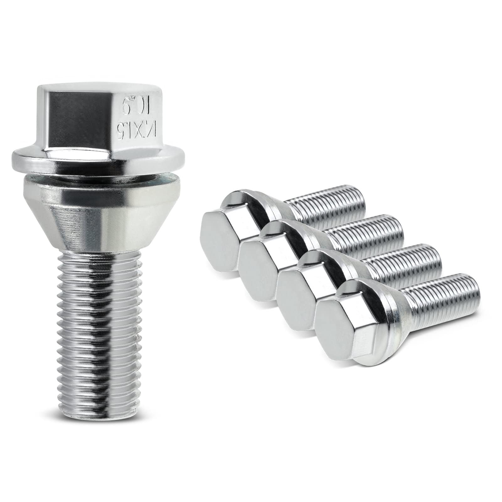 Frankberg 5x Radbolzen Radschraube Vorne Hinten Kompatibel mit S60 I 384 S80 I 184 TS XY V70 II 285 P80 SW XC70 II 136 2.0L-3.2L 1998-2019 Frankberg 5x Radbolzen Radschraube Vorne Hinten Kompatibel mit S60 I 384 S80 I 184 TS XY V70 II 285 P80 SW XC70 II 136 2.0L-3.2L 1998-2019 von Frankberg