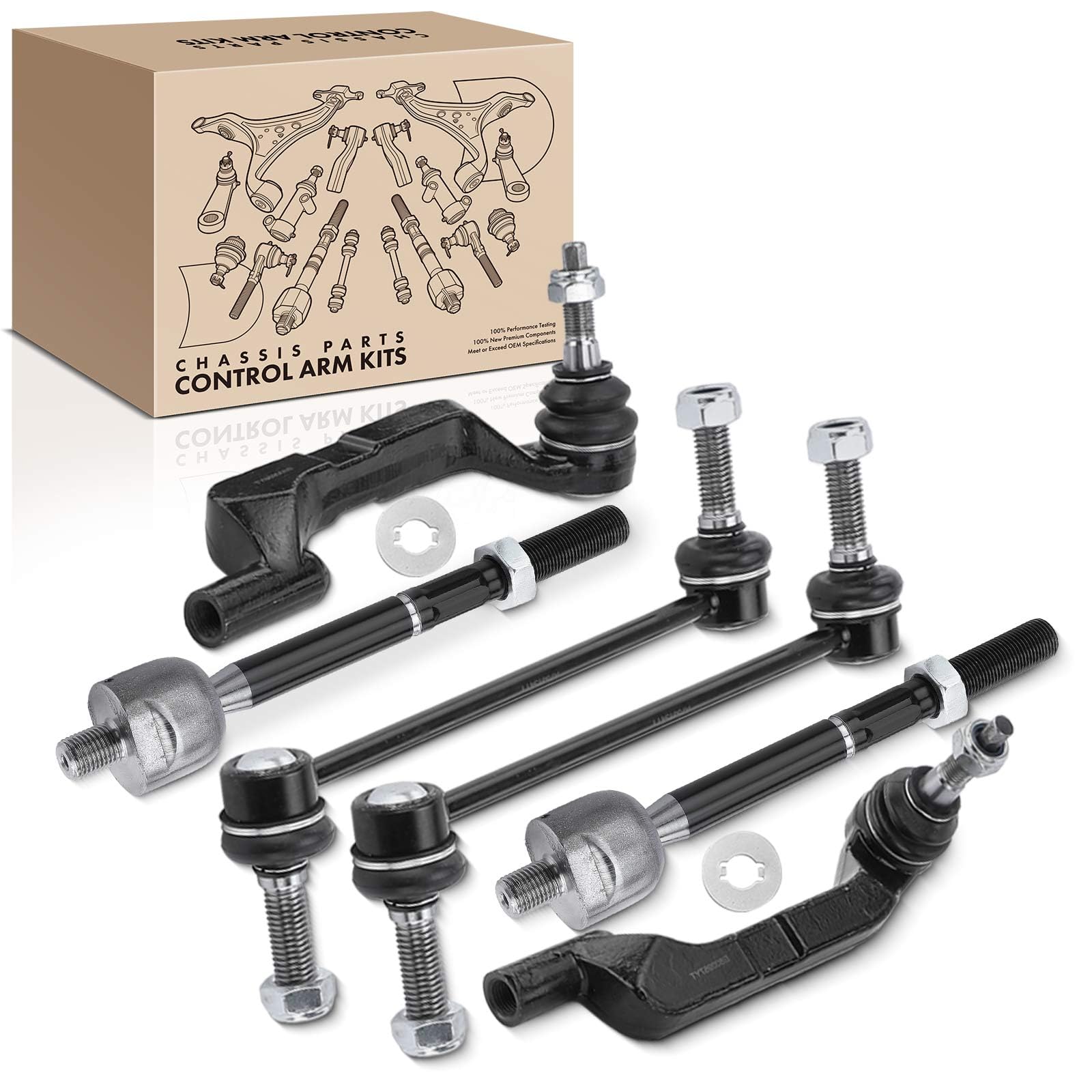 Frankberg 6x Querlenker Spurstangenkopf Kompatibel mit 300 C LX 2011-2024 Charger 2011-2024 Replace# K750154 Frankberg 6x Querlenker Spurstangenkopf Kompatibel mit 300 C LX 2011-2024 Charger 2011-2024 Replace# K750154 von Frankberg