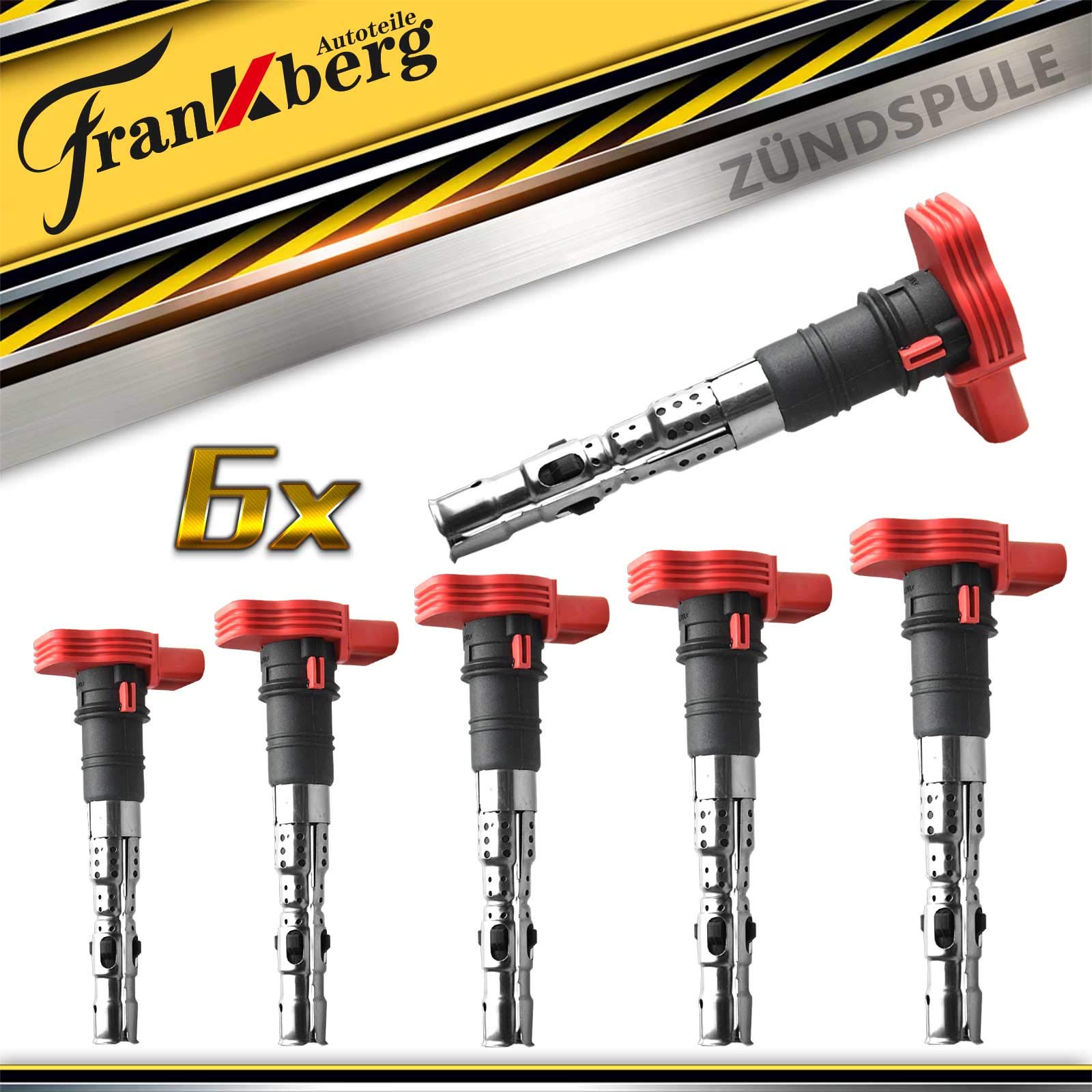 Frankberg 6x Zündspule Zündmodul Kompatibel mit A4 S4 4.2L 2003-2008 A4 Avant S4 4.2L 2003-2008 A5 S5 4.2L 2007-2012 A6 A8 Allroad T.o.u.a.r.e.g P.h.a.e.t.o.n Replace# 077 905 115 E Frankberg 6x Zündspule Zündmodul Kompatibel mit A4 S4 4.2L 2003-2008 A4 Avant S4 4.2L 2003-2008 A5 S5 4.2L 2007-2012 A6 A8 Allroad T.o.u.a.r.e.g P.h.a.e.t.o.n Replace# 077 905 115 E von Frankberg