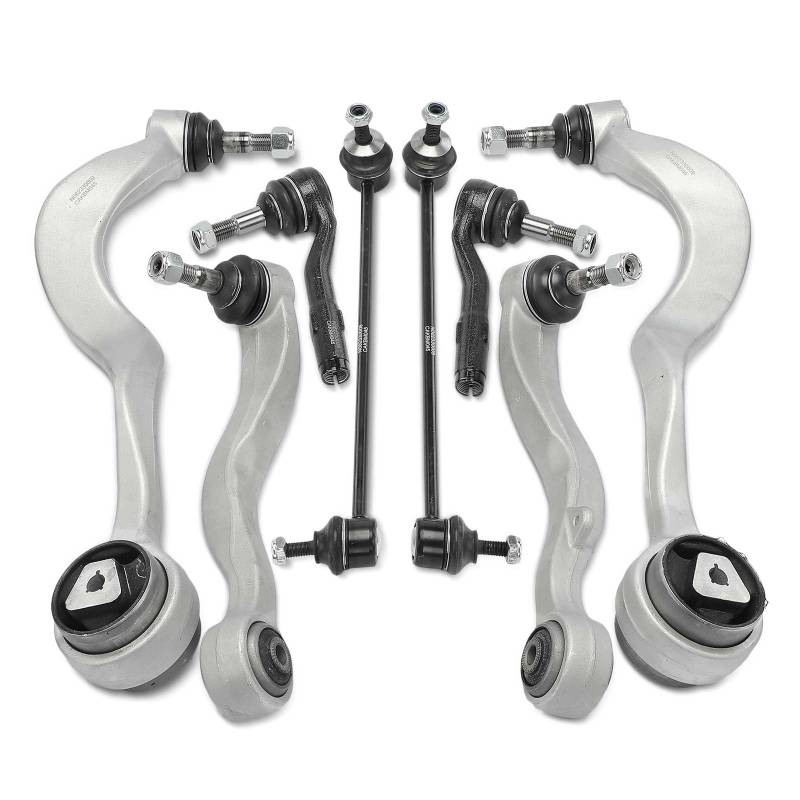 Frankberg 8-Teilig Querlenker Satz Spurstangenkopf Kompatibel mit 5er E60 520-550 2.0L 4.8L 2001-2010 5er Touring E61 520-550 2.0L-4.8L 2004-2010 5er Touring E61 M5 Replace# 31104026719 von Frankberg