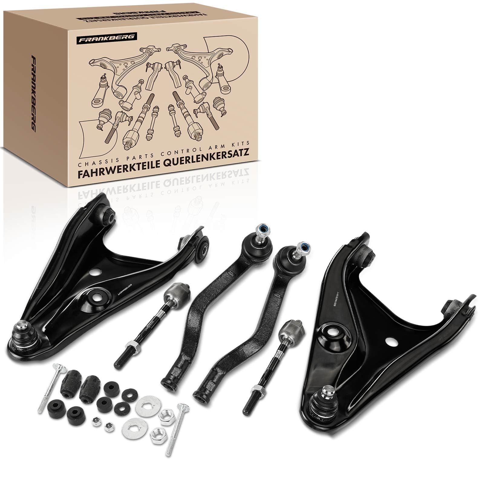 Frankberg 8-Teilig Querlenker Satz Vorderachse Kompatibel mit Querlenker Logan LS 1.2L-1.6L 2004-2024 Spurstange Sandero 1.2L-1.6L 2008-2013 Logan I LS 1.4L-1.6L 2004-2024 Replace# 6001547519 Frankberg 8-Teilig Querlenker Satz Vorderachse Kompatibel mit Querlenker Logan LS 1.2L-1.6L 2004-2024 Spurstange Sandero 1.2L-1.6L 2008-2013 Logan I LS 1.4L-1.6L 2004-2024 Replace# 6001547519 von Frankberg