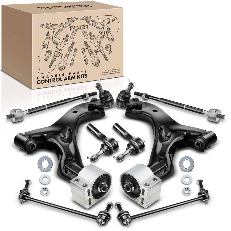 Frankberg 8x Querlenker Satz Vorderachse Kompatibel mit Equinox 3.4L 2003-2009 Torrent 3.4L 2004-2009 Replace# K621136 von Frankberg