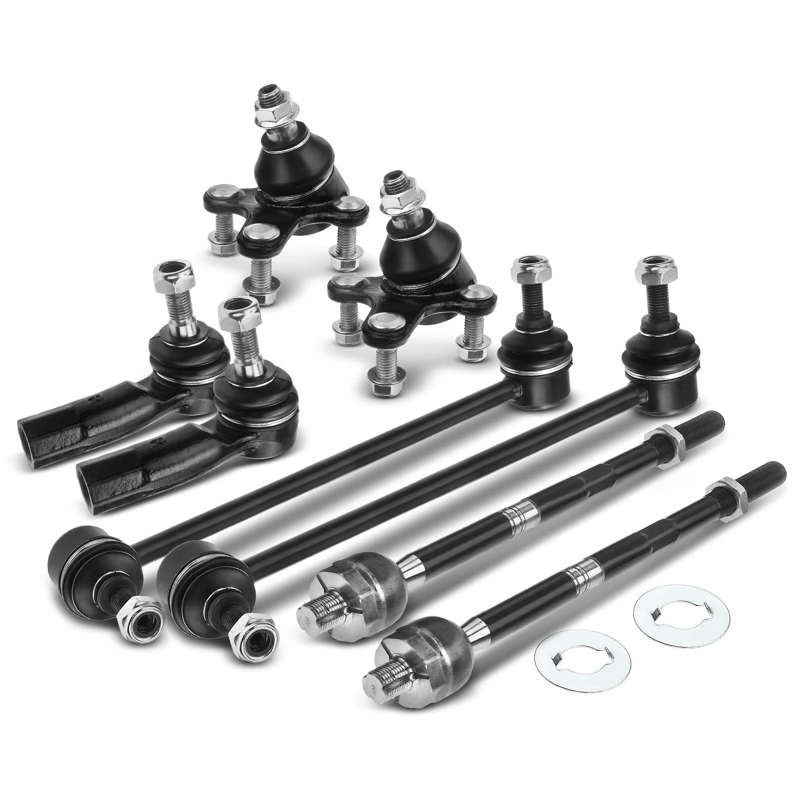 Frankberg 8x Traggelenk Koppelstange Spurstange Spurstangenkopf Vorne Kompatibel mit A3 8P 2003-2013 Golf V 1K1 1K5 2003-2009 Golf Plus 521 5M1 2004-2013 Replace# 1K0411315B Frankberg 8x Traggelenk Koppelstange Spurstange Spurstangenkopf Vorne Kompatibel mit A3 8P 2003-2013 Golf V 1K1 1K5 2003-2009 Golf Plus 521 5M1 2004-2013 Replace# 1K0411315B von Frankberg