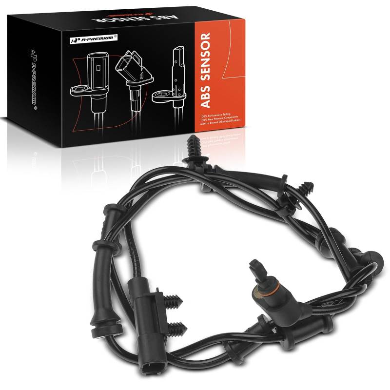 Frankberg ABS Sensor Raddrehzahlsensor Vorderachse Links Oder Rechts Kompatibel mit Wrangler III JK 2.8L 3.6L 3.8L 2007-2017 Replace# 68003281AA von Frankberg