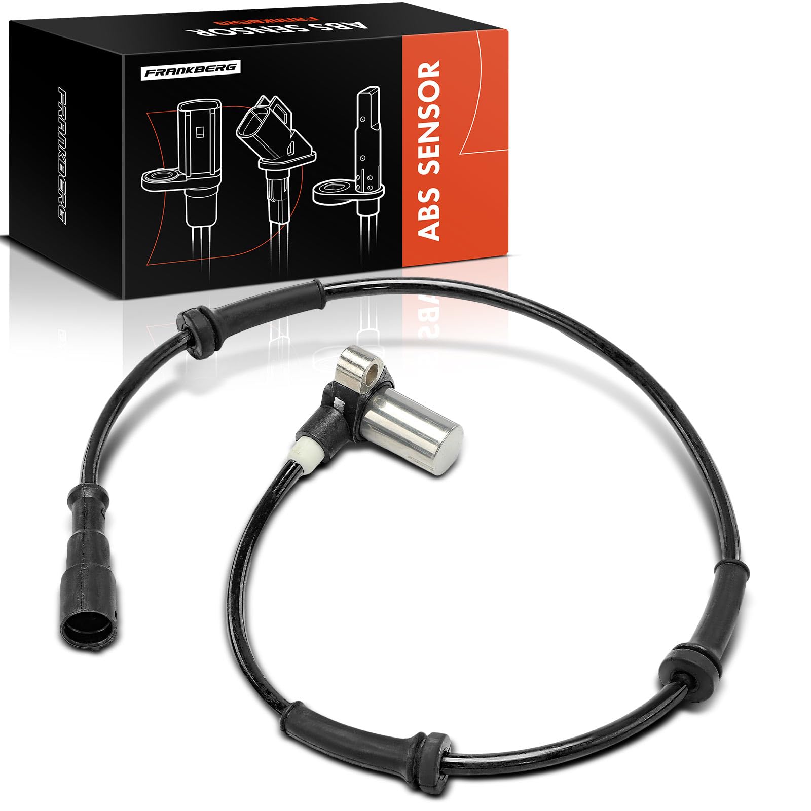 Frankberg ABS Sensor Vorne Links Kompatibel mit Megan.e I BA0/1 2.0L 1996-2003 Megan.e I Cabriolet EA0/1 2.0L 1996-1999 Megan.e Scenic JA0/1 1.6L 1.9L 1996-1999 Replace# 7700832769 von Frankberg