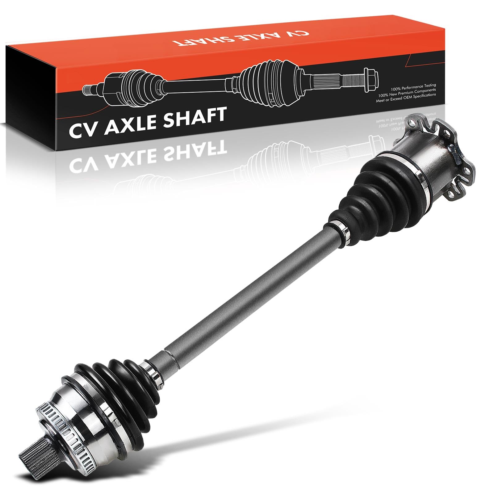 Frankberg Antriebswelle Achswelle Automatikgetriebe mit ABS ring Vorderachse Links Kompatibel mit A4 8EC B7 2.0L 2004-2008 A4 Avant 8ED B7 2.0L 2004-2008 Replace# 8E0407271BN von Frankberg