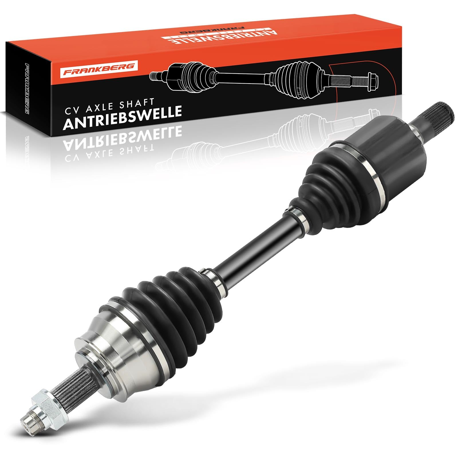 Frankberg Antriebswelle Achswelle Automatikgetriebe ohne ABS-Ring Vorne Links Kompatibel mit C3 III SX C4 II NC DS3 SA 2008 I CU 3008 MPV 0U 308 I 4A 4C Replace# 9685085180 von Frankberg