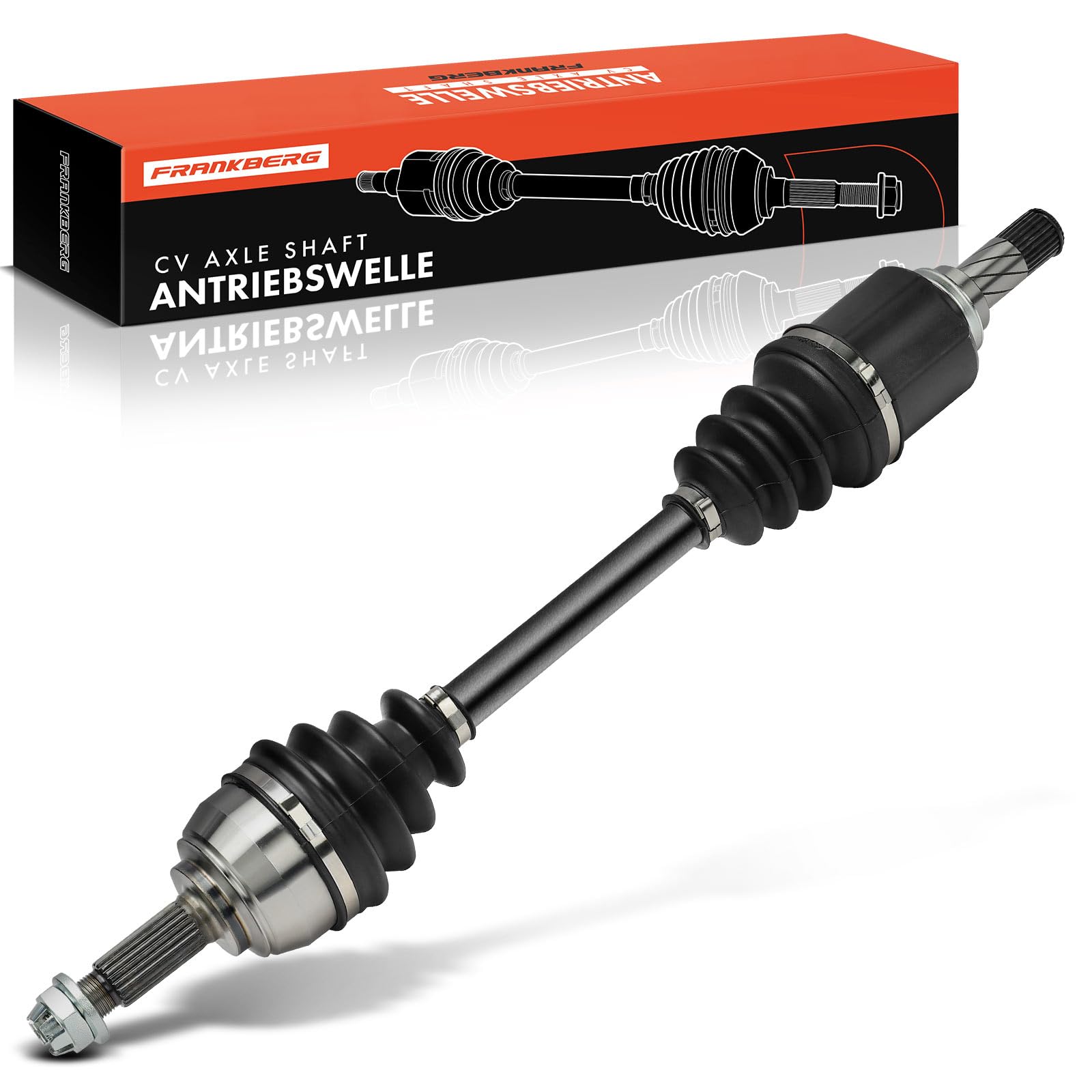 Frankberg Antriebswelle Achswelle Schaltgetriebe Vorderachse Links Kompatibel mit Twingo II CN0 1.2L 1.5L 2007-2024 Replace# 8200482435 Frankberg Antriebswelle Achswelle Schaltgetriebe Vorderachse Links Kompatibel mit Twingo II CN0 1.2L 1.5L 2007-2024 Replace# 8200482435 von Frankberg