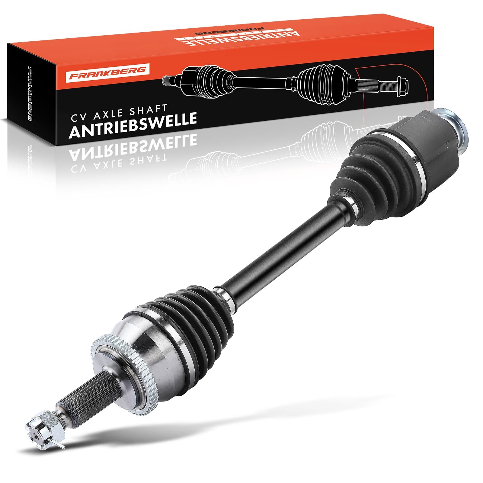 Frankberg Antriebswelle Achswelle Schaltgetriebe mit ABS-Ring Vorderachse Rechts Kompatibel mit Tucson JM 2.0L 2006-2010 Sportage JE KM 2.0L 2005-2010 Replace# 495002E850 Frankberg Antriebswelle Achswelle Schaltgetriebe mit ABS-Ring Vorderachse Rechts Kompatibel mit Tucson JM 2.0L 2006-2010 Sportage JE KM 2.0L 2005-2010 Replace# 495002E850 von Frankberg