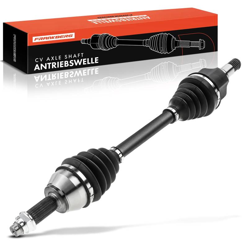 Frankberg Antriebswelle Achswelle Schaltgetriebe Vorderachse Links Kompatibel mit B-Max JK B-Max Van JK Fiesta V JD JH Fiesta VI CB1 CCN Fusion JU Replace# 2S6W3B437FC von Frankberg