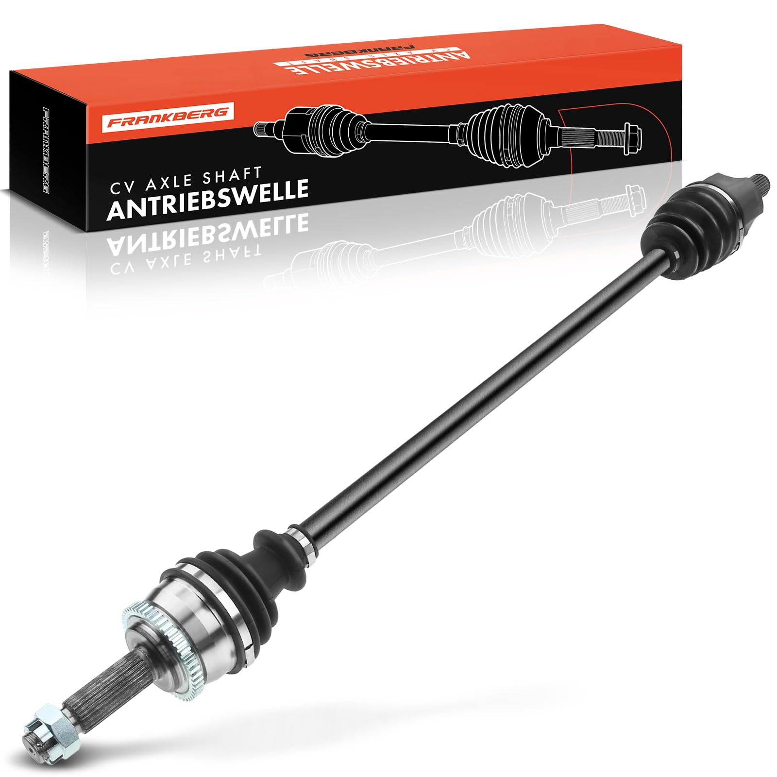 Frankberg Antriebswelle Achswelle Schaltgetriebe ABS-Ring Vorderachse Rechts Kompatibel mit i20 PB PBT 1.2L 2008-2015 Replace# 495001J050 von Frankberg