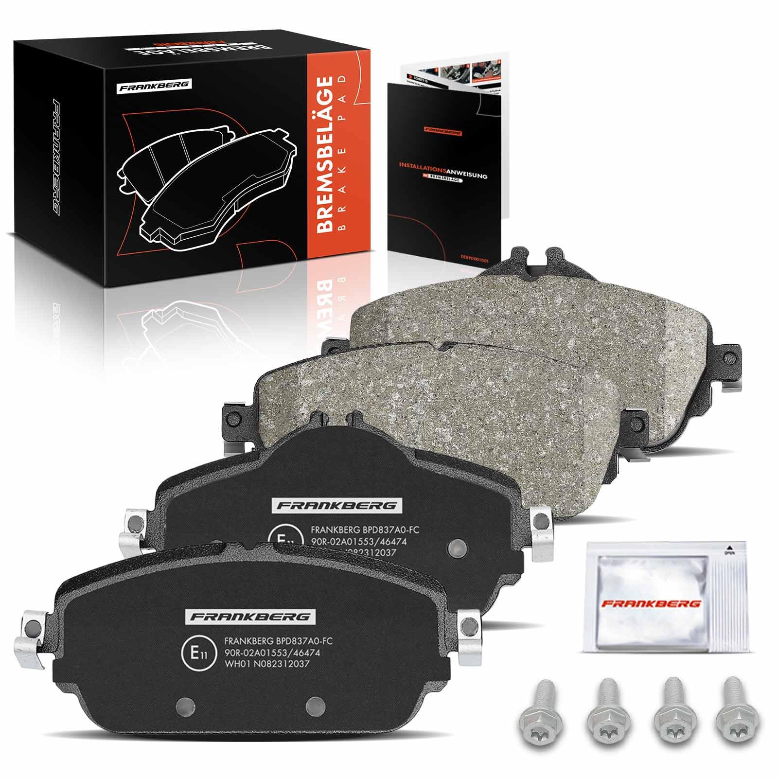 Frankberg Bremsbeläge Bremsbelagsatz Vorne Kompatibel mit C-Klasse W205 C160 1.5L-1.6L 2015-Heute E-Klasse T-Model S213 E200 D 1.6L-2.0L 2016-Heute Replace# 0084203620 Frankberg Bremsbeläge Bremsbelagsatz Vorne Kompatibel mit C-Klasse W205 C160 1.5L-1.6L 2015-Heute E-Klasse T-Model S213 E200 D 1.6L-2.0L 2016-Heute Replace# 0084203620 von Frankberg