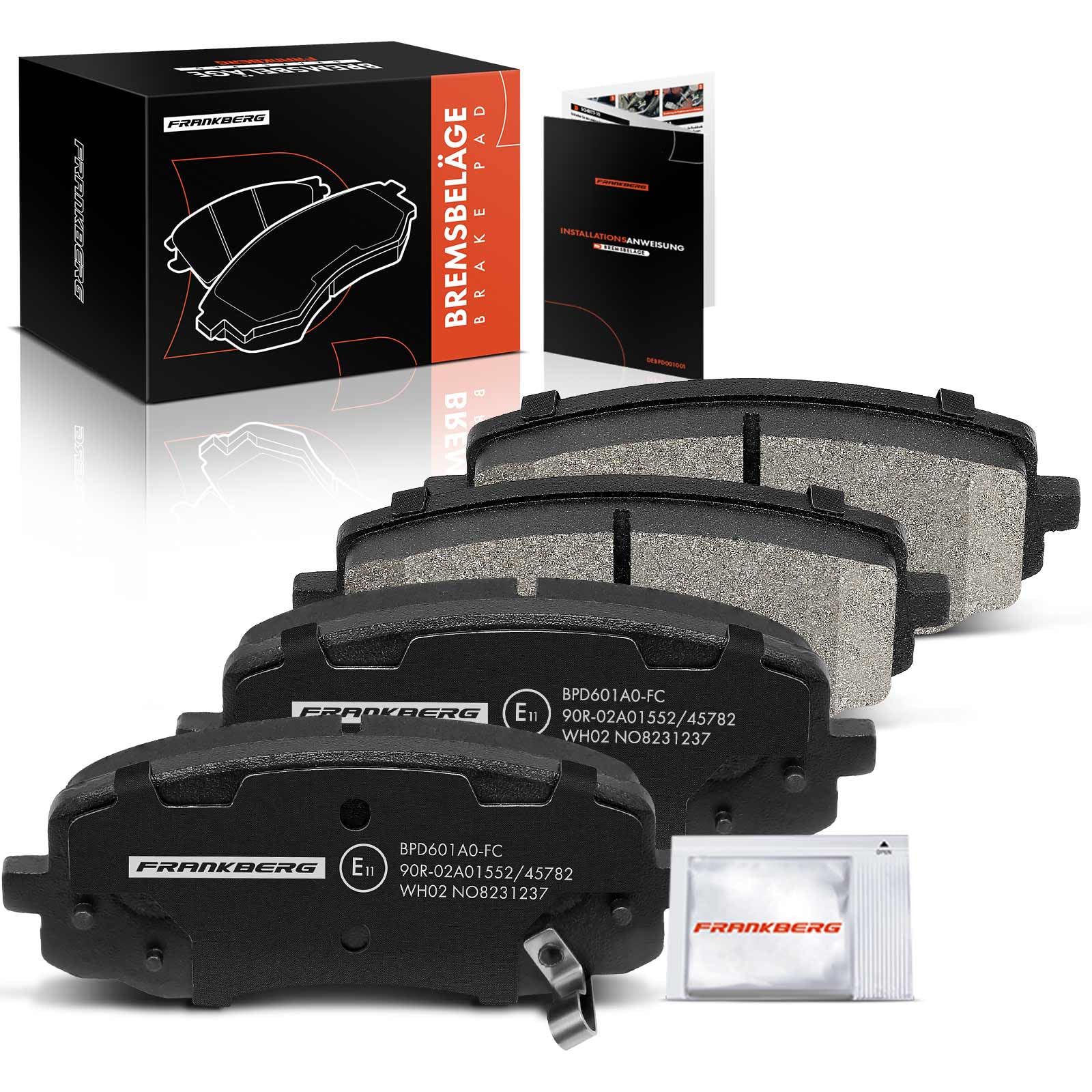 Frankberg Bremsbelag Bremsbelagsatz Vorne Kompatibel mit i10 PA PB PBT 1.0L-1.2L 2007-2017 Picanto BA 1.0L 1.1L 2005-2011 Picanto SA 1.0L 1.1L 2004-2011 Replace# 581010XA10 Frankberg Bremsbelag Bremsbelagsatz Vorne Kompatibel mit i10 PA PB PBT 1.0L-1.2L 2007-2017 Picanto BA 1.0L 1.1L 2005-2011 Picanto SA 1.0L 1.1L 2004-2011 Replace# 581010XA10 von Frankberg