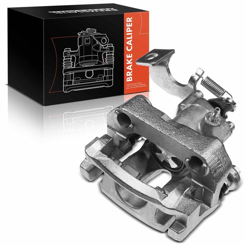 Frankberg Bremssattel Bremszange Hinten Links Aluminium mit Halter (Lochabstand Halterung 90mm) Kompatibel mit IQ J1 Urban Cruiser P1 Verso S P12 Yaris P9 Replace# 4785052161 von Frankberg