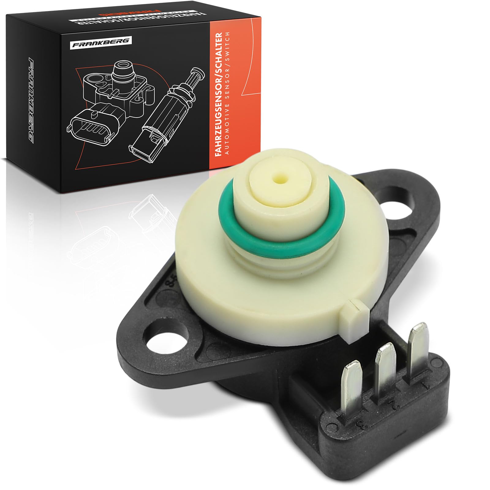 Frankberg Differenzdrucksensor Abgasdruck 3-polig Kompatibel mit N.i.s.s.a.n NT400 Cabstar F24F 2.5L 3.0L 2014-2024 Replace# F00BH40171 von Frankberg
