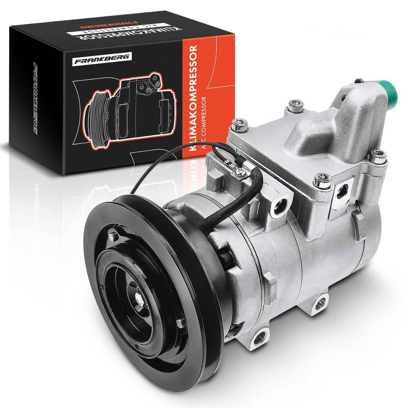 Frankberg Klimaanlagen Kompressor Klimakompressor mit Kupplung Kompatibel mit Ranger EQ ER R Ranger ET B-Serie UN BT-50 Pick-up CD UN Replace# F500RZWLA07, inkl. Öl vorbereift von Frankberg