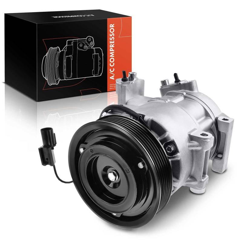 Frankberg Klimaanlagen Kompressor Klimakompressor mit Kupplung Benzin Kompatibel mit i20 PB PBT 1.4 i20 PB PBT 1.6 2008-2012 Replace# 977011R000, inkl. Öl vorbereift von Frankberg