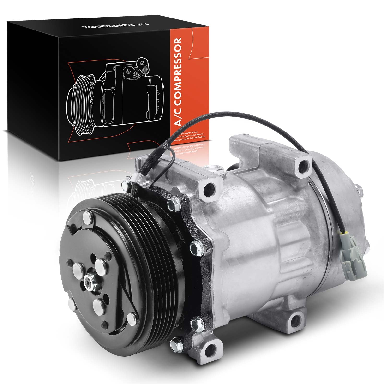 Frankberg Klimaanlagen Kompressor Klimakompressor mit Kupplung Kompatibel mit Wrangler II TJ Cherokee XJ Replace# 55037205, inkl. Öl vorbereift Frankberg Klimaanlagen Kompressor Klimakompressor mit Kupplung Kompatibel mit Wrangler II TJ Cherokee XJ Replace# 55037205, inkl. Öl vorbereift von Frankberg