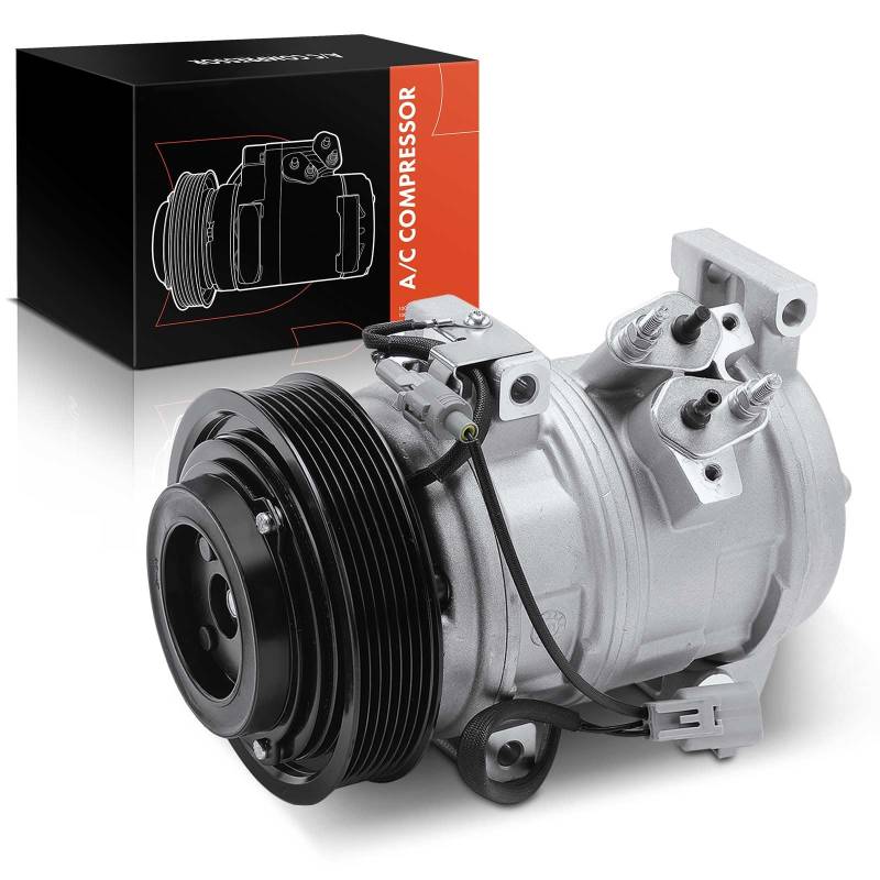 Frankberg Klimaanlagen Kompressor mit Kupplung Benzin Kompatibel mit C.a.m.r.y Stufenheck V3 2.4 C.a.m.r.y Stufenheck V3 2.0L 2001-2006 Replace# 8832006080, inkl. Öl vorbereift von Frankberg