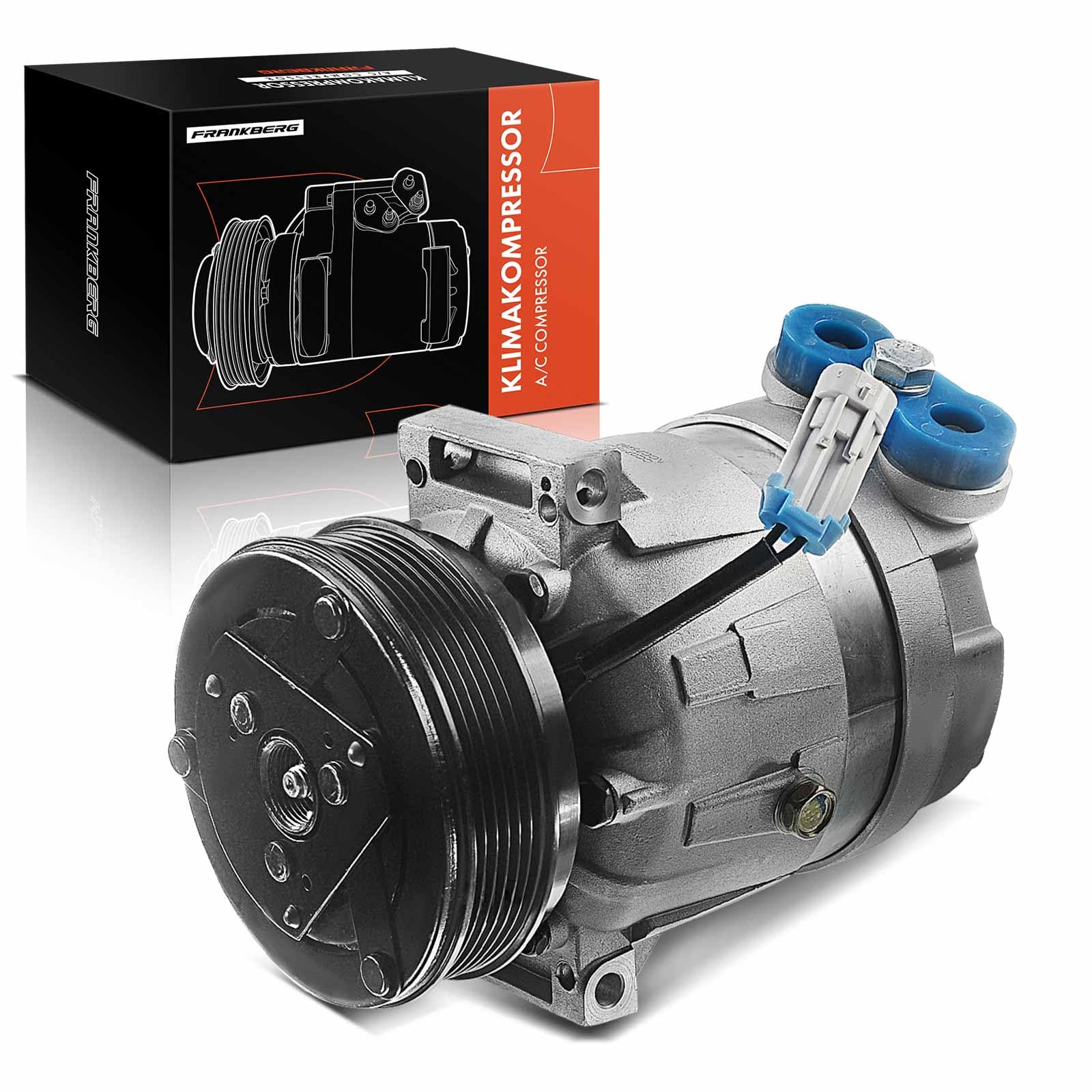 Frankberg Klimaanlagen Kompressor mit Kupplung Kompatibel mit Vectra A J89 9-3 YS3D Omega B V94 Frontera B U99 Replace# 1135324, inkl. Öl vorbereift Frankberg Klimaanlagen Kompressor mit Kupplung Kompatibel mit Vectra A J89 9-3 YS3D Omega B V94 Frontera B U99 Replace# 1135324, inkl. Öl vorbereift von Frankberg