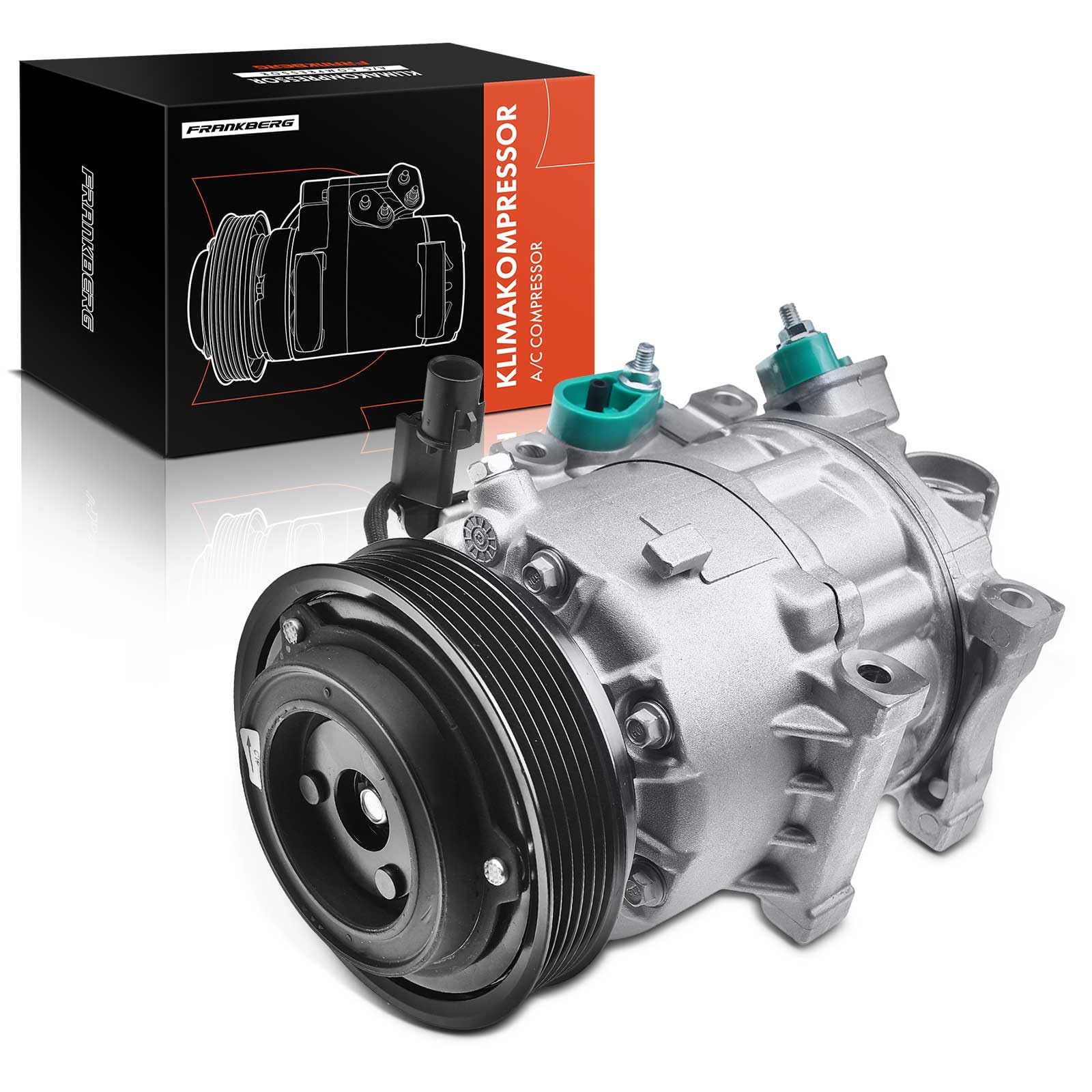 Frankberg Klimaanlagen Kompressor mit Kupplung Kompatibel mit Santa Fé II CM Magentis MG Cee'D ED i30 FD Sonata V NF Grandeur TG Pro Cee'D ED Replace# 977012B100, inkl. Öl vorbereift Frankberg Klimaanlagen Kompressor mit Kupplung Kompatibel mit Santa Fé II CM Magentis MG Cee'D ED i30 FD Sonata V NF Grandeur TG Pro Cee'D ED Replace# 977012B100, inkl. Öl vorbereift von Frankberg