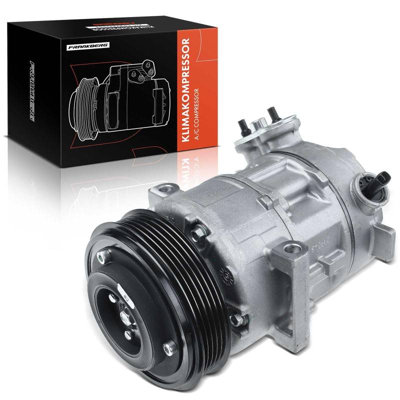 Frankberg Klimakompressor Klimaanlagen Kompressor mit Kupplung Diesel Kompatibel mit 3er E90 E91 1er E87 Replace# 64526935613, inkl. Öl vorbereift von Frankberg