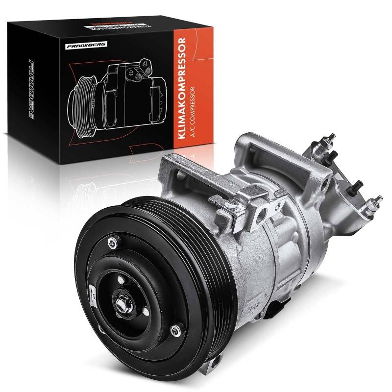 Frankberg Klimaanlagen Kompressor mit Kupplung Kompatibel mit Berlingo Multispace B9 308 CC 4B 308 SW I 4E 4H C4 Cactus 3008 MPV 0U Replace# 9676862380, inkl. Öl vorbereift von Frankberg