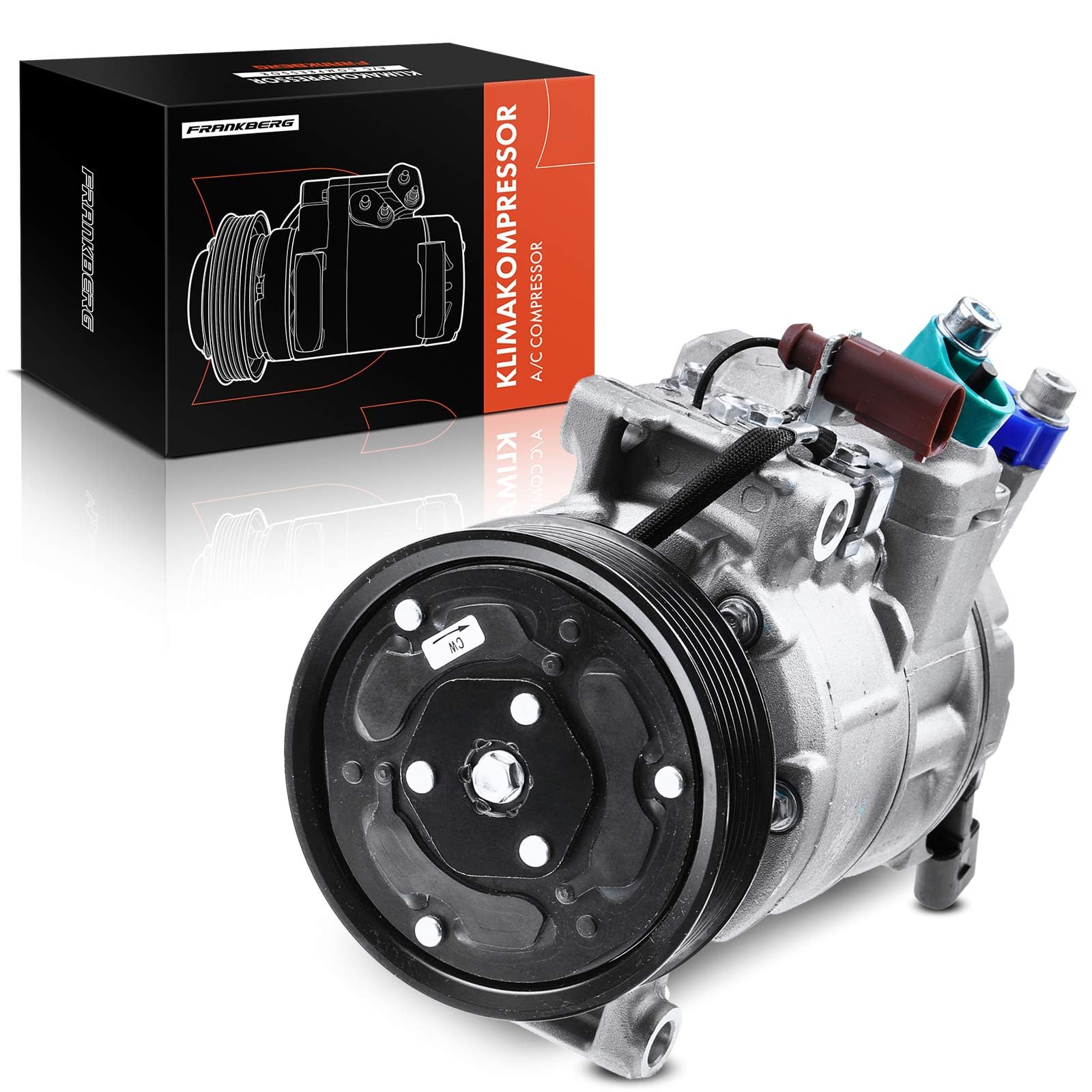 Frankberg Klimaanlagen Kompressor mit Kupplung Diesel Kompatibel mit A4 8K2 A4 8KH A4 8K5 A5 8T3 A5 8F7 A5 8TA Q5 8RB Replace# 8K0260805N, Öl vorbereift Frankberg Klimaanlagen Kompressor mit Kupplung Diesel Kompatibel mit A4 8K2 A4 8KH A4 8K5 A5 8T3 A5 8F7 A5 8TA Q5 8RB Replace# 8K0260805N, Öl vorbereift von Frankberg