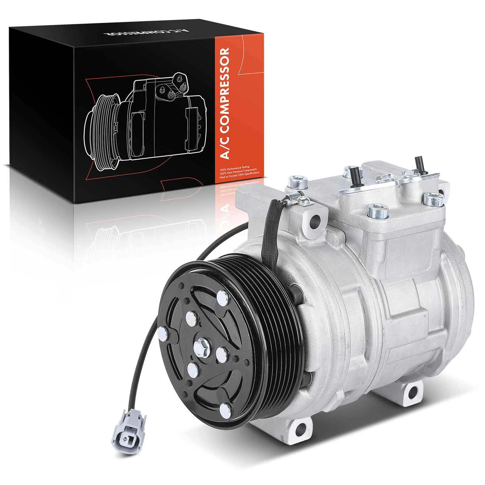 Frankberg Klimaanlagen Kompressor mit Kupplung Benzin Kompatibel mit Accord VII CL CN Accord VII Tourer CM CN CR-V II RD Replace# 38810PNB006, inkl. Öl vorbereift Frankberg Klimaanlagen Kompressor mit Kupplung Benzin Kompatibel mit Accord VII CL CN Accord VII Tourer CM CN CR-V II RD Replace# 38810PNB006, inkl. Öl vorbereift von Frankberg