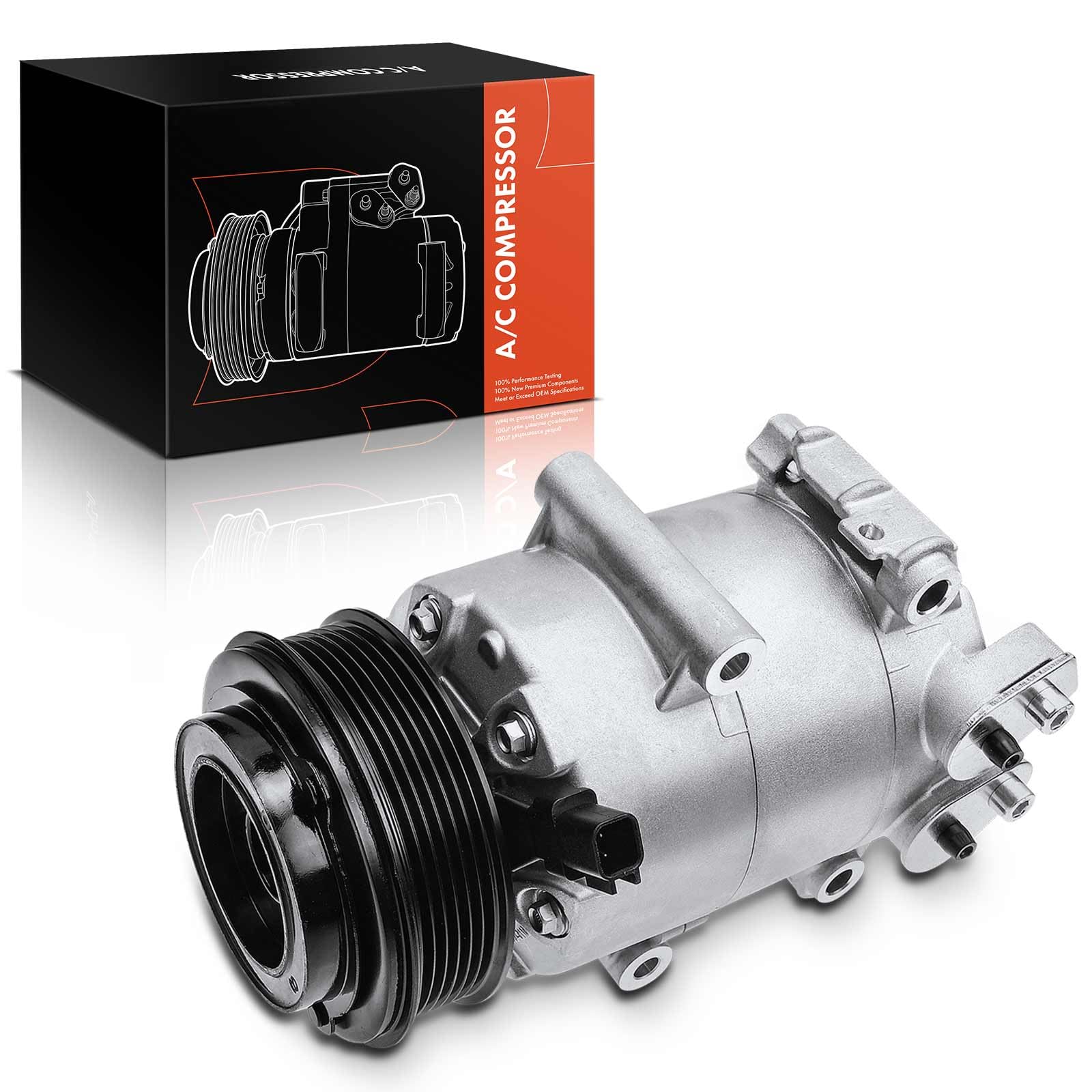 Frankberg Klimaanlagen Kompressor mit Kupplung Kompatibel mit Fiesta Stufenheck Fiesta VI CB1 CCN Focus III B-Max JK Replace# AV1119D629BB, Öl vorbereift Frankberg Klimaanlagen Kompressor mit Kupplung Kompatibel mit Fiesta Stufenheck Fiesta VI CB1 CCN Focus III B-Max JK Replace# AV1119D629BB, Öl vorbereift von Frankberg