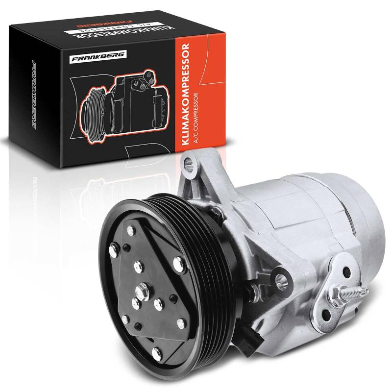 Frankberg Klimaanlagen Kompressor Klimakompressor mit Kupplung Benzin Kompatibel mit Captiva C100 C140 Antara L07 Replace# 4803455, inkl. Öl vorbereift von Frankberg