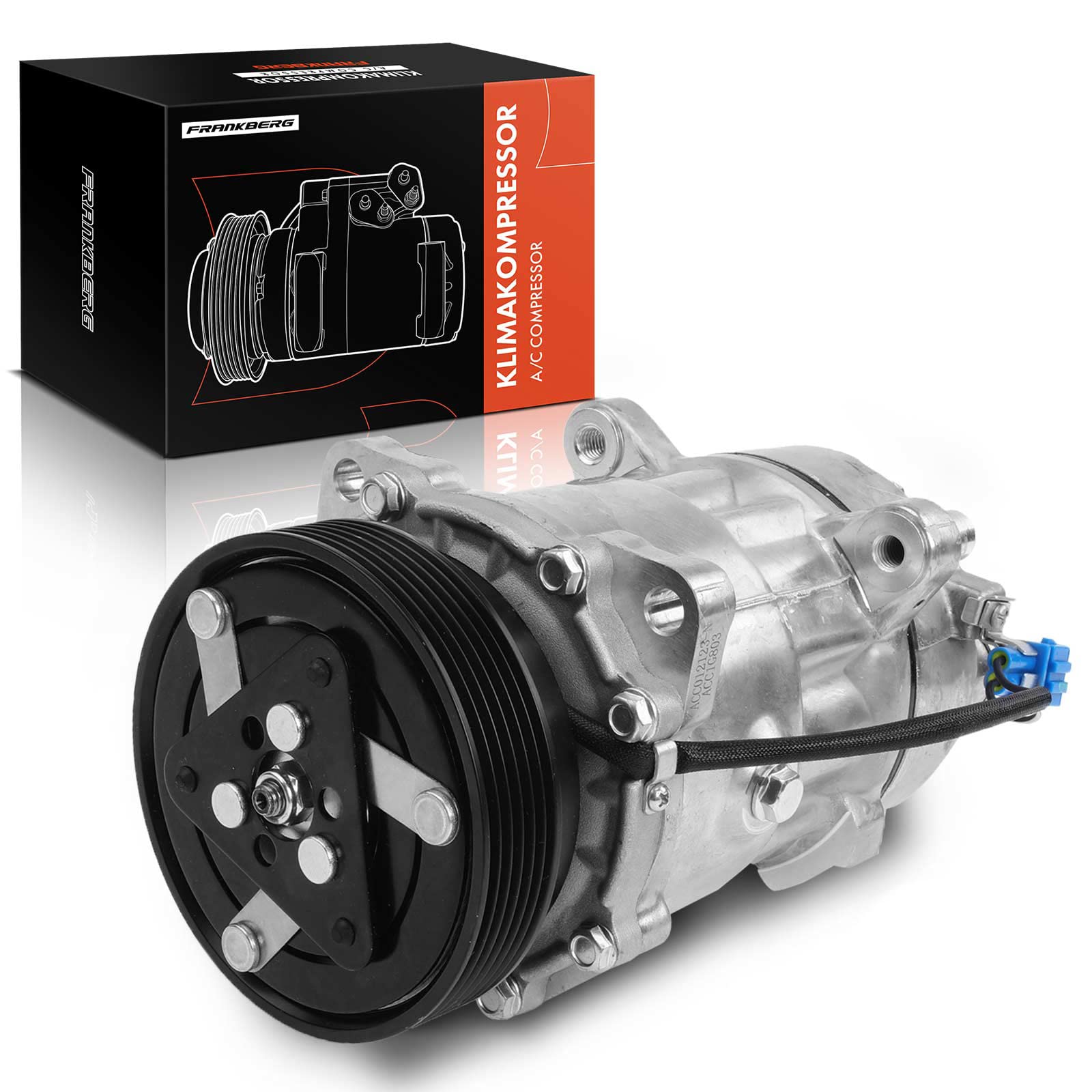 Frankberg Klimaanlagen Kompressor mit Kupplung Kompatibel mit Golf III 1H1 1E7 Golf III Van 1H1 Golf III Variant 1H5 Golf IV 1E7 Golf Van III Variant 1H5, inkl. Öl vorbereift Frankberg Klimaanlagen Kompressor mit Kupplung Kompatibel mit Golf III 1H1 1E7 Golf III Van 1H1 Golf III Variant 1H5 Golf IV 1E7 Golf Van III Variant 1H5, inkl. Öl vorbereift von Frankberg