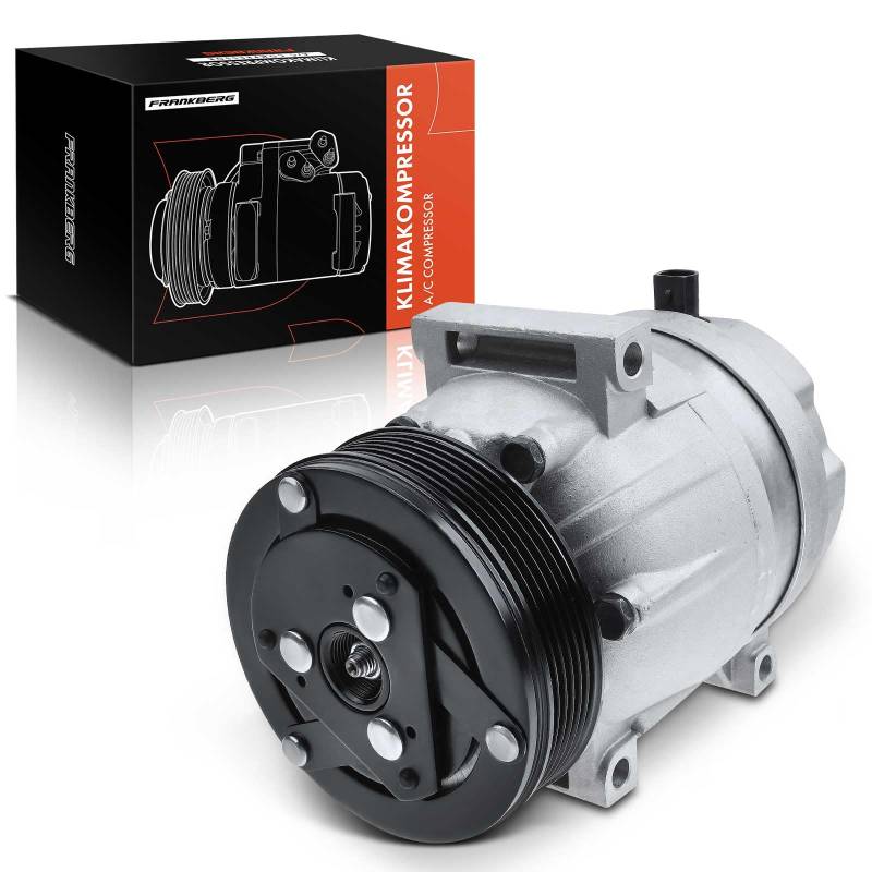 Frankberg Klimaanlagen Kompressor Klimakompressor mit Kupplung Kompatibel mit Laguna II BG0/1 Laguna II Grandtour KG0/1 Vel Satis BJ0 Replace# 8200021822, inkl. Öl vorbereift von Frankberg