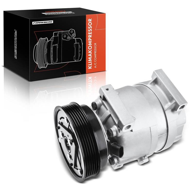 Frankberg Klimaanlagen Kompressor mit Kupplung Benzin Kompatibel mit M.e.g.a.n.e I BA0/1 1.4L 1.6LKA0/1 DA0/1 EA0/1 M.e.g.a.n.e Scenic Scénic I MPV Replace# 7701499859, Öl vorbereift von Frankberg