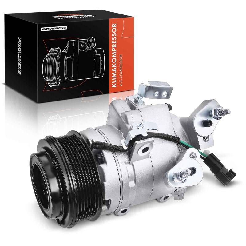 Frankberg Klimaanlagen Kompressor Klimakompressor mit Kupplung Diesel Kompatibel mit Ranger TKE 2.2TDCi 2.2TDCi 4x4 3.2TDCi 4x4 Replace# EB3B19D629DB, inkl. Öl vorbereift von Frankberg