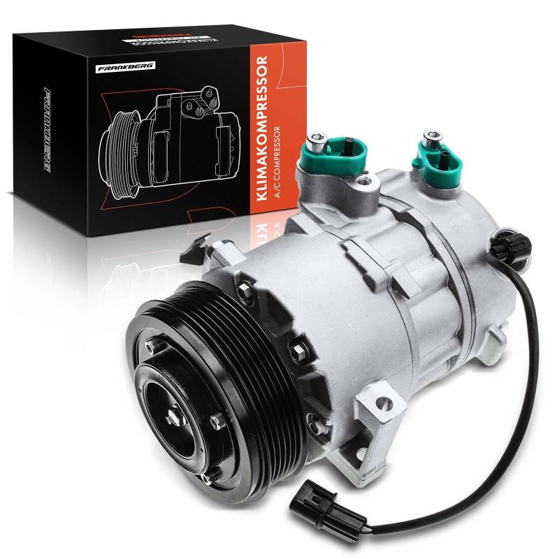 Frankberg Klimaanlagen Kompressor mit Kupplung Diesel Kompatibel mit Sorento II XM 2.0L 2.2L Sorento III UM 2.0 CRDi 4WD 2.0L 2.2L Replace# 977012P200, inkl. Öl vorbereift von Frankberg
