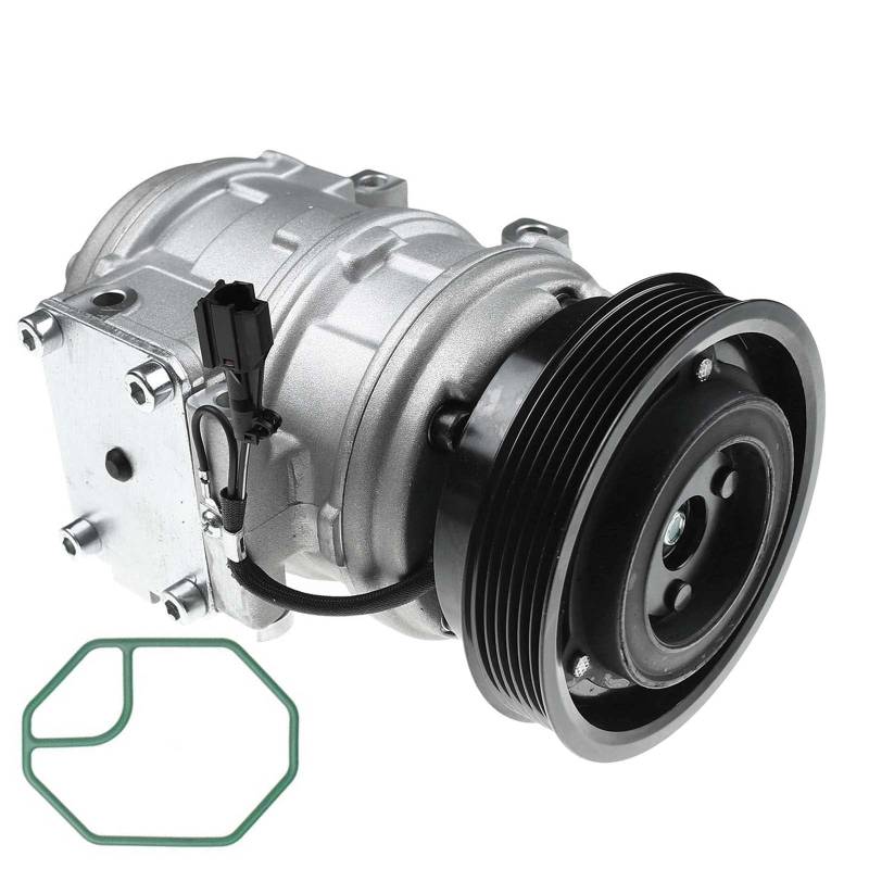 Frankberg Klimaanlagen Kompressor mit Kupplung Benzin Kompatibel mit Tucson JM 2.7 AWD 2004-2009 Sportage JE KM 2.7 V6 4WD 2004-2007 Replace# 977012E300, inkl. Öl vorbereift von Frankberg