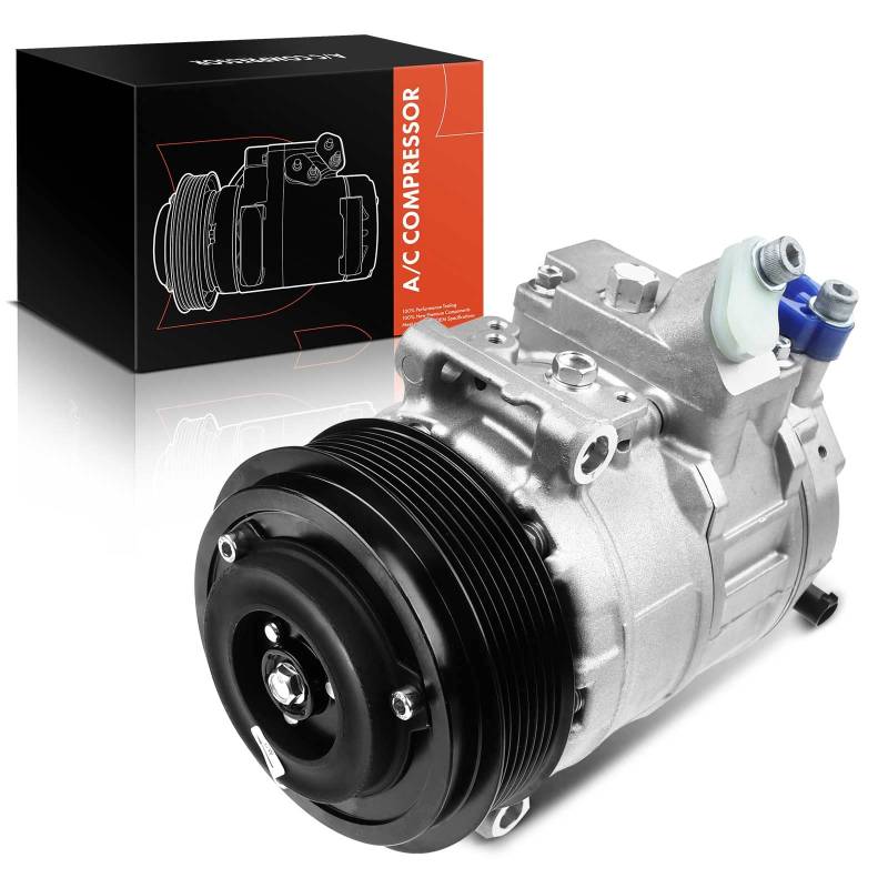 Frankberg Klimaanlagen Kompressor mit Kupplung Benzin Kompatibel mit C-Klasse CL203 S203 S204 W203 W204 E-Klasse S211 S212 W211 W212 CLC CL203 CLK C209 SLKReplace# 0022303011 von Frankberg