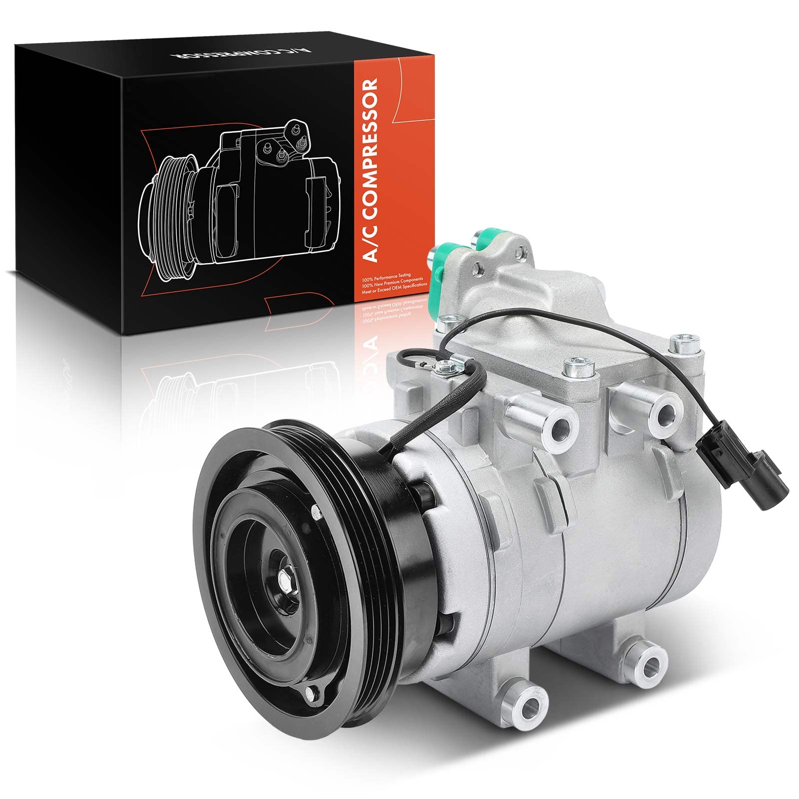 Frankberg Klimaanlagen Kompressor Klimakompressor mit Kupplung Benzin Kompatibel mit Tucson JM Coupe GK Matrix FC Elantra XD Replace# 977012C100, inkl. Öl vorbereift Frankberg Klimaanlagen Kompressor Klimakompressor mit Kupplung Benzin Kompatibel mit Tucson JM Coupe GK Matrix FC Elantra XD Replace# 977012C100, inkl. Öl vorbereift von Frankberg