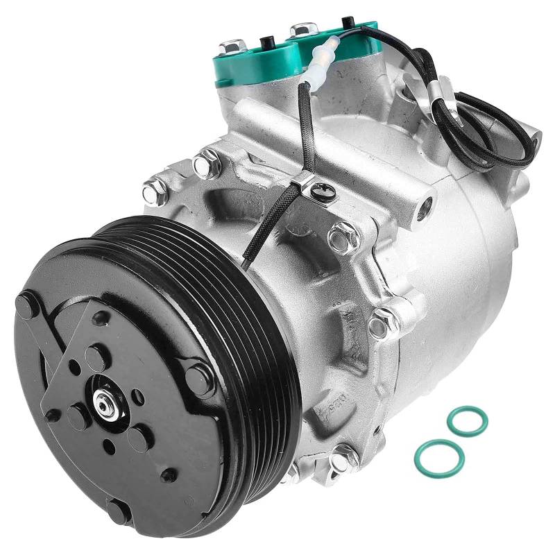 Frankberg Klimaanlagen Kompressor mit Kupplung Benzin Kompatibel mit Civic V Coupe EJ Civic VII Hatchback EP EU EV Replace# 38800-PLA-E020, inkl. Öl vorbereift von Frankberg