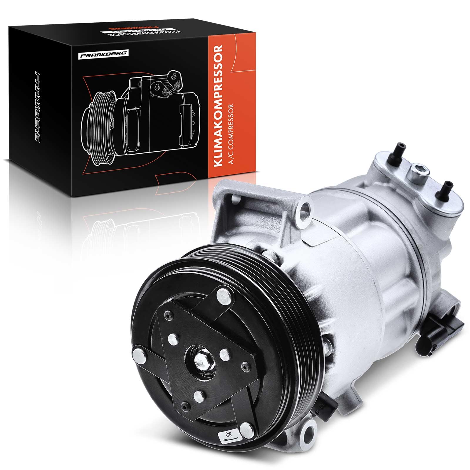 Frankberg Klimaanlagen Kompressor mit Kupplung Benzin Kompatibel mit Giulietta 940 1.8 TBi Delta III 844 1.8 Replace# 50509543, Öl vorbereift Frankberg Klimaanlagen Kompressor mit Kupplung Benzin Kompatibel mit Giulietta 940 1.8 TBi Delta III 844 1.8 Replace# 50509543, Öl vorbereift von Frankberg