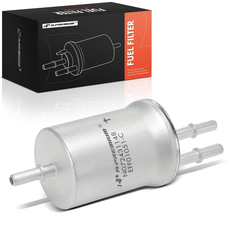 Frankberg Kraftstofffilter Kompatibel mit B.o.r.a 1J2 2.0L 1998-2013 New Beetle 1C1 9C1 1.4L-2.5L 1998-2010 New Beetle Cabriolet 1Y7 1.4L-2.5L 2002-2010 Replace# 1J0201051B von Frankberg