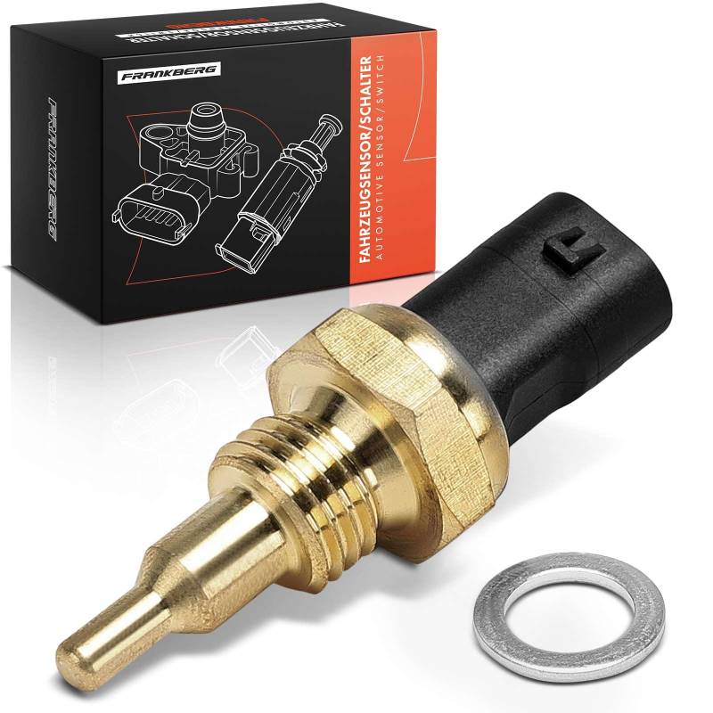 Frankberg Sensor Kühlmitteltemperatur 2-Polig Kompatibel mit 1er F21 118-140 3er F30 F80 318-340 ActveHybrd M3 5er F10 535 550 ActveHybrd M5 Replace# 13627580635 von Frankberg