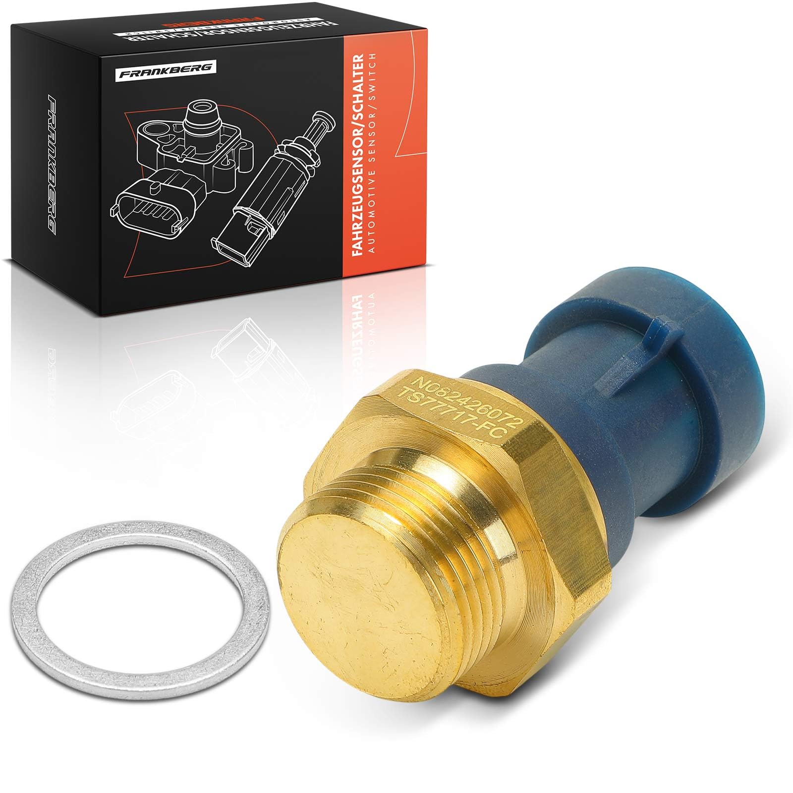 Frankberg Kühlmittelsensor Kühlmitteltemperatur Sensor Kompatibel mit 145 930 2.0L 1995-2001 146 930 2.0L 1995-2001 Replace# 7738582 von Frankberg