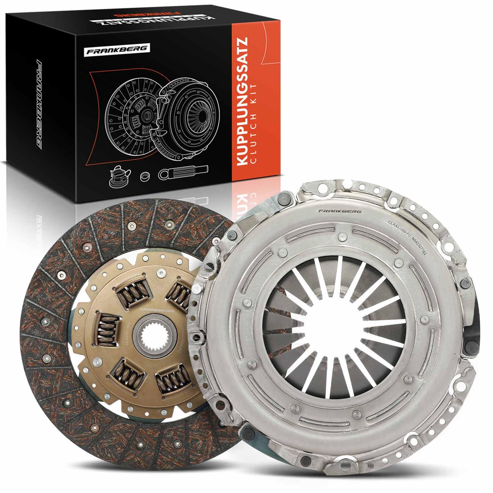 Frankberg Kupplungssatz mit Ausrücklager Kompatibel mit A4 8EC B7 2.0L 2004-2008 A6 4F2 C6 2.0L 2004-2011 A6 Avant 4F5 C6 2.0L 2005-2011 Exeo 3R2 2.0L 2008-2013 Replace# 012141165B Frankberg Kupplungssatz mit Ausrücklager Kompatibel mit A4 8EC B7 2.0L 2004-2008 A6 4F2 C6 2.0L 2004-2011 A6 Avant 4F5 C6 2.0L 2005-2011 Exeo 3R2 2.0L 2008-2013 Replace# 012141165B von Frankberg
