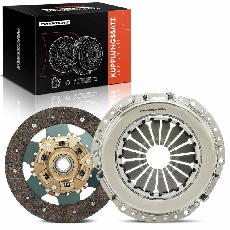 Frankberg Kupplungssatz mit Ausrücklager Kompatibel mit Civic IX FB FG 1.3L 1.8L 2012-2016 Kupplungsset Civic VIII Hatchback FK FN 1.3L 1.8L 2005-2011 Replace# 22810-PLW-003 von Frankberg