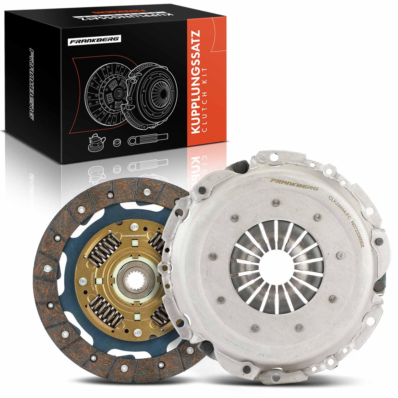 Frankberg Kupplungssatz mit Synthetischem Fett Kompatibel mit Fiesta V JD JH 1.6L 2001-2008 Kupplungsset Fusion JU 1.6L 2002-2009 2 DY 1.6L 2003-2007 Replace# 1387436 Frankberg Kupplungssatz mit Synthetischem Fett Kompatibel mit Fiesta V JD JH 1.6L 2001-2008 Kupplungsset Fusion JU 1.6L 2002-2009 2 DY 1.6L 2003-2007 Replace# 1387436 von Frankberg
